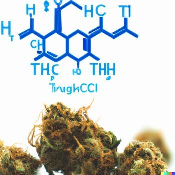 Molécula THC y CBD